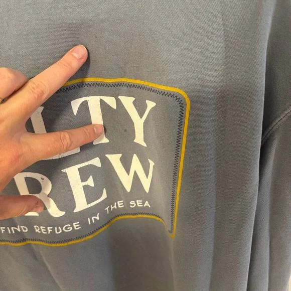 Salty Crew Gray Vintage-Feel Sweatshirt - Picture 7 of 7